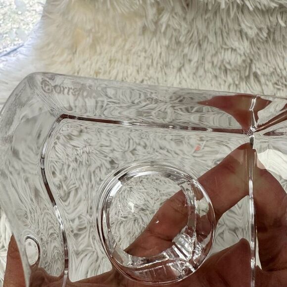 Orrefors Sweden Crystal Puzzle Piece Votives Candle Holder Clear Heavy 1 piece - Picture 4 of 9